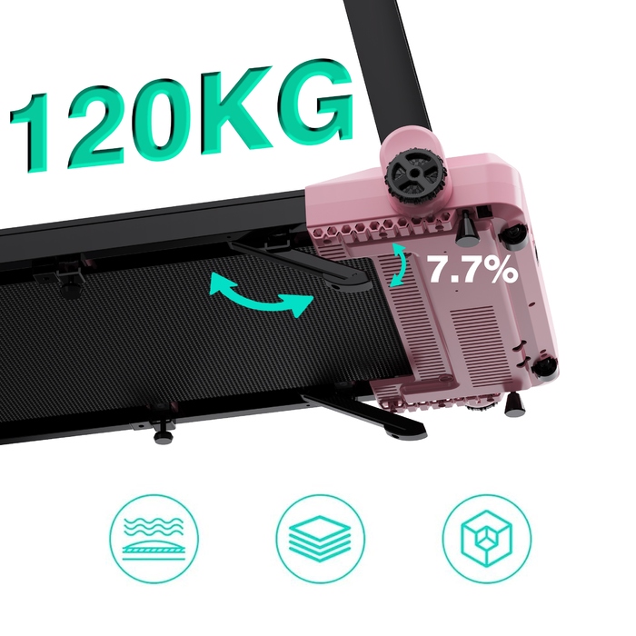Електрична бігова доріжка CITYSPORTS PRO wp9cs3pink, до 120 кг