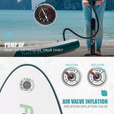 Надувний SUP-борд FunWater 10' & 11' з аксесуарами. Підходить для всіх рівнів майстерності.