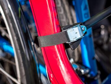 Велосипедний багажник EUFAB CROW BASIC для 2 велосипедів (E-bike), на фаркоп, частково зібраний, чорний