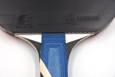 Столівідний тенісний ґратка Sunflex® Dynamic A40 | Змагальний ґратка для настільного тенісу | Покриття Shogun, сертифікований ITTF | Анатомічна форма ручки | Легкий |