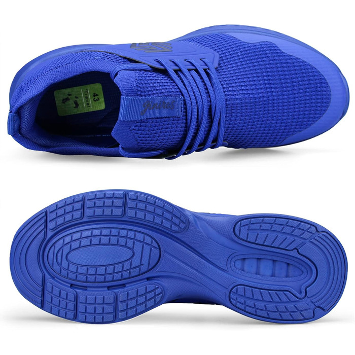 Чоловічі кросівки для ходьби та бігу Slip-On, неслизькі, дихаючі, легкі, для залу, розмір 42.5 EU, колір Saphirblau