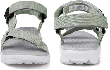 Жіночі сандалі Rieker для активного відпочинку та трекінгу, зелені, 39 EU