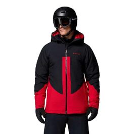 Куртка гірськолижна чоловіча Columbia Powder Prime XL бордово-чорна