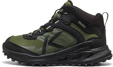 KEEN Zionic Mid - Водонепроникні трекінгові черевики для дітей (3 Big Kid, Чорний Bronzegrün)