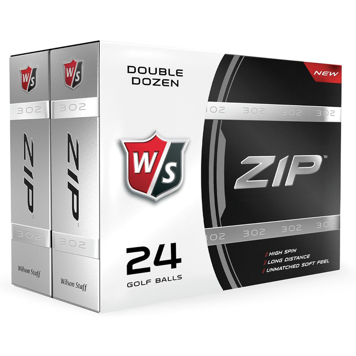Гольф-м'ячі Wilson Staff Zip, 24 шт, для гольфу