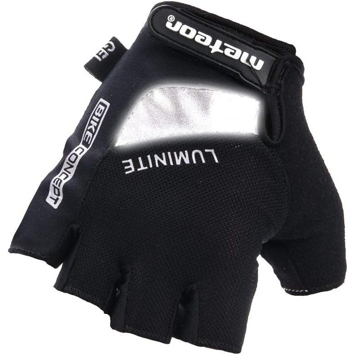 Рукавички MTB Meteor Radhandschuhe для чоловіків, жінок та дітей. Гелеві вставки, модель GX31, зелений колір. Рукавички для гірського велосипеда, велоспорту, даунхілу та хайкінгу.