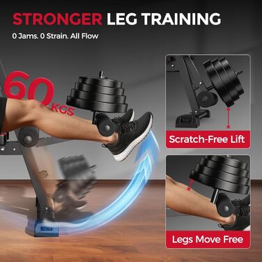 Відкидна лава для тренувань FLYBIRD M-360KG: регульована, до 544 кг, для дому