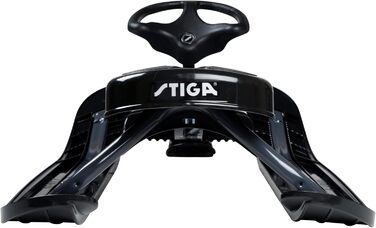 Дитячі санки STIGA Snowracer Curve з кермом, для дітей від 7 років, сірі, гоночні
