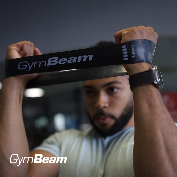 Набір гумових еспандерів GymBeam 5 шт. для фітнесу, йоги та пілатесу - різний рівень опору