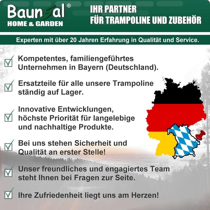 Трамплін для дітей на вулицю, діаметр 366 см, зелений, повний комплект