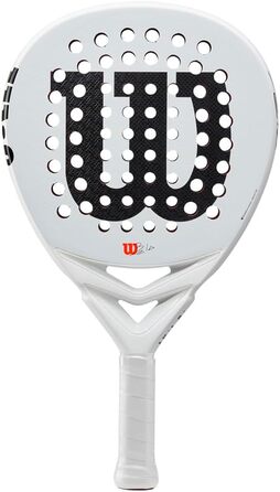 Падель ракетка Wilson Bela LT V2.5, карбон/EVA, 355 г, біла