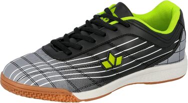 Чоловічі халапи Lico Rockfield Hallenschuhe 39 EU, чорно-сірий, лимонний