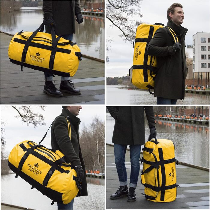 Водонепроникна сумка-рюкзак The Friendly Swede Sandhamn 30/60/90 л для подорожей, спорту та відпочинку