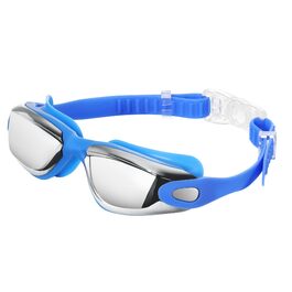 Окуляри для плавання Schwimmbrille Herren Damen (чоловічі/жіночі) - антифог, сині