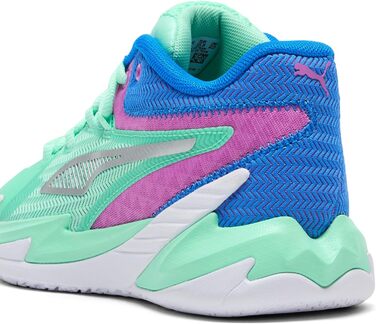 Кросівки для баскетболу Puma Dagger Unisex-Child, Зелений/Magenta, 6.5 (Big Kid)