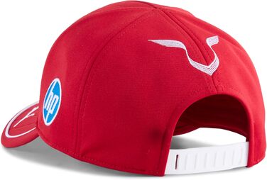 Кепка PUMA Scuderia Ferrari F1 2025 для дітей з автографом Льюїса Гамільтона, червона, універсальний розмір