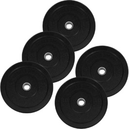 Гумові олімпійські диски GORILLA SPORTS 2x25 кг, 50 мм, для штанги