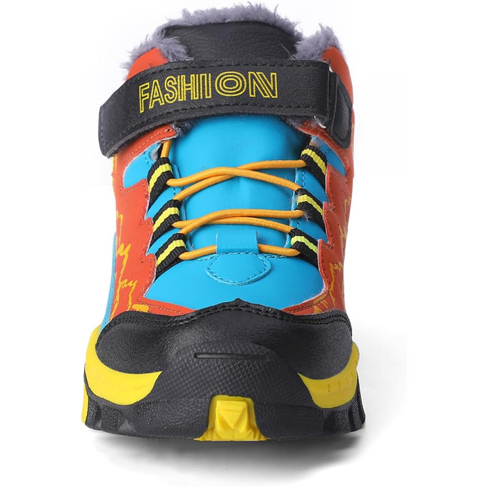 Дитячі зимові черевики Kinder Outdoor - теплі, взуття для прогулянок, трекінгу та гори, для хлопчиків та дівчаток, розмір 40 EU, помаранчеві