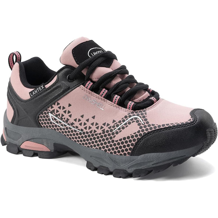 Водонепроникні трекінгові черевики для чоловіків та жінок. Легкі туристичні черевики для хайкінгу, розміри 38-46 EU, колір рожевий