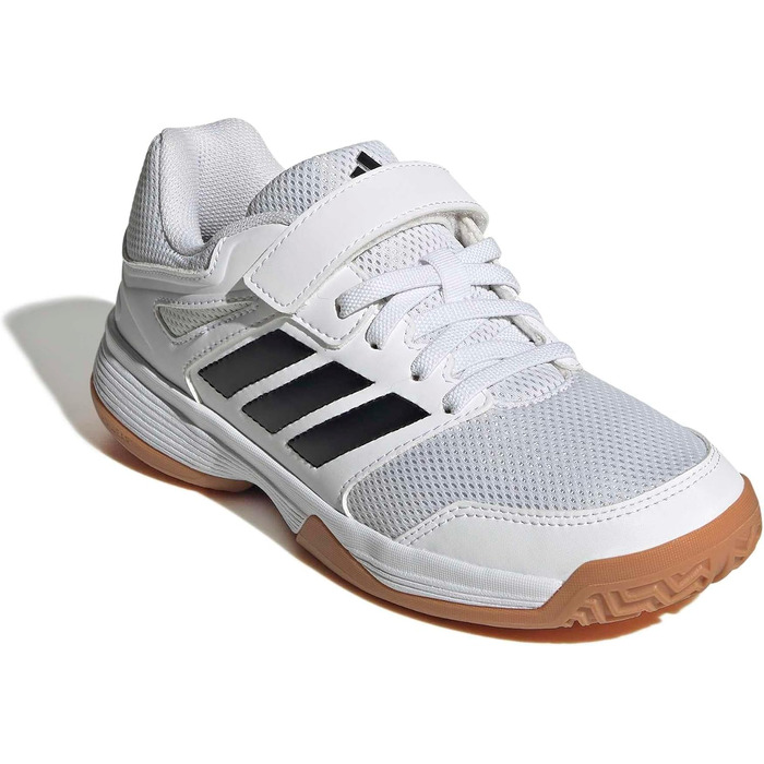 Дитячі кросівки Adidas Speedcourt Unisex для залу, білі/чорні, розмір 35 EU