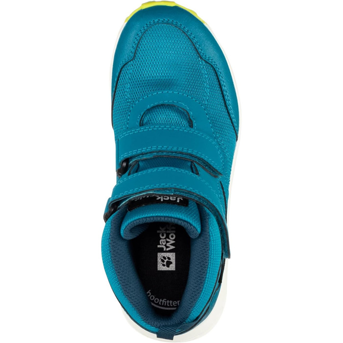 Черевики дитячі Jack Wolfskin Woodland Texapore Mid Vc K - водонепроникні, 36 EU, Scuba