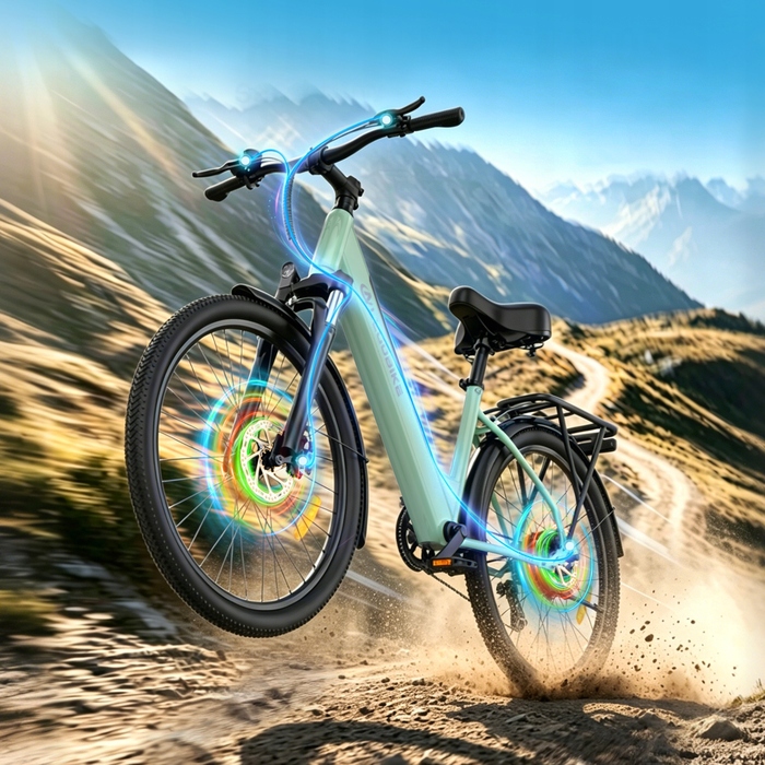 Унісекс електровелосипед ALLGOBIKE AM27: 250W, 15Ah, запас ходу 100км, колеса 27.5