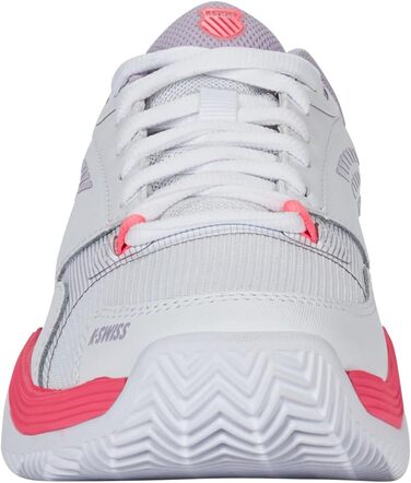 Жіноче тенісне взуття K-Swiss Speedex, 39.5 EU, білий, Orchid Petal, Neon Blaze