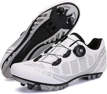 Жіночі MTB-взуття для катання, зручні велотуфлі для занять спортом в приміщенні, сумісні з SPD, білі