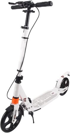 Самокат Vinnyooc Kickscooter складаний, з ручним гальмом, для дітей і дорослих, міський, колеса 200 мм, регульована висота