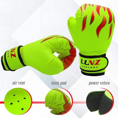 Дитячі боксерські рукавички Kinder Boxhandschuhe 6OZ/8OZ для MMA, Муай Тай, Кікбоксингу та тренувань з манекеном (3-16 років)