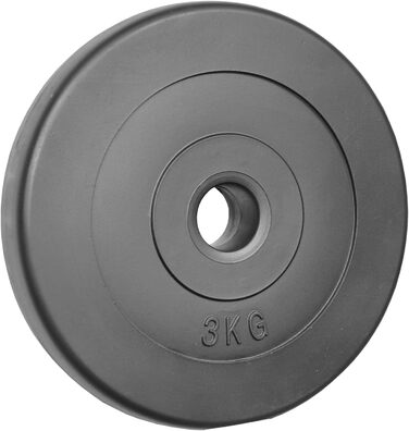 Диски для штанги POWER-XTREME 30/31 мм, пластик, пісок-бетон, 0,5–15 кг