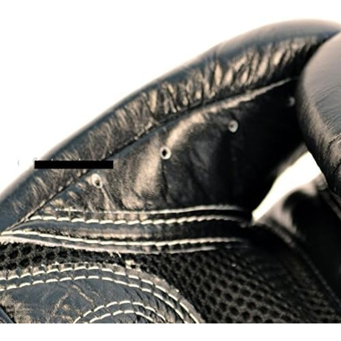 Боксерські рукавички Fairtex BGV1 дихаючі, шкіряні, чорні, 10oz – для боксу, ММА, кікбоксингу та Муай Тай