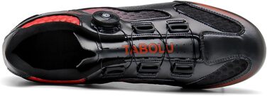 Велосипедні черевики MTB для чоловіків та жінок | Черевики для гірського велосипеда, сумісні з SPD, унісекс | 44 EU, чорний