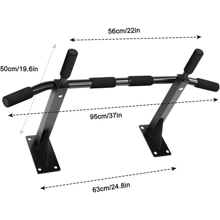 Кріпиться на стіну турнік для дому, турнік для підтягувань, стінова стійка для турніка, обладнання для фітнесу та силових тренувань