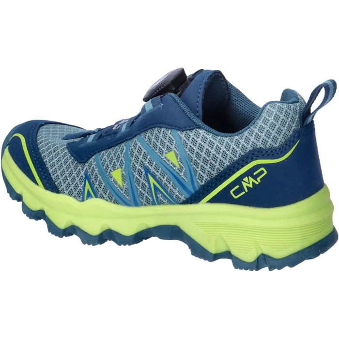 Дитячі трекінгові черевики CMP AKSA FITGO Fast (31 EU, Bluesteel Lime)