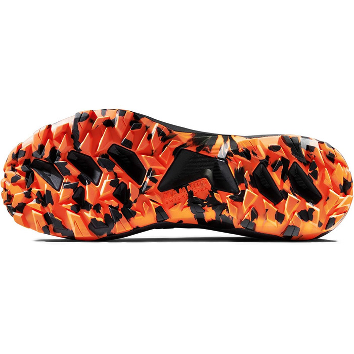 Чоловічі трекінгові черевики Mammut Sertig II Low 42 EU, чорний/помаранчевий