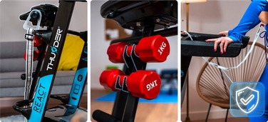 Електрична бігова доріжка Thunder REACT-DS до 160 кг