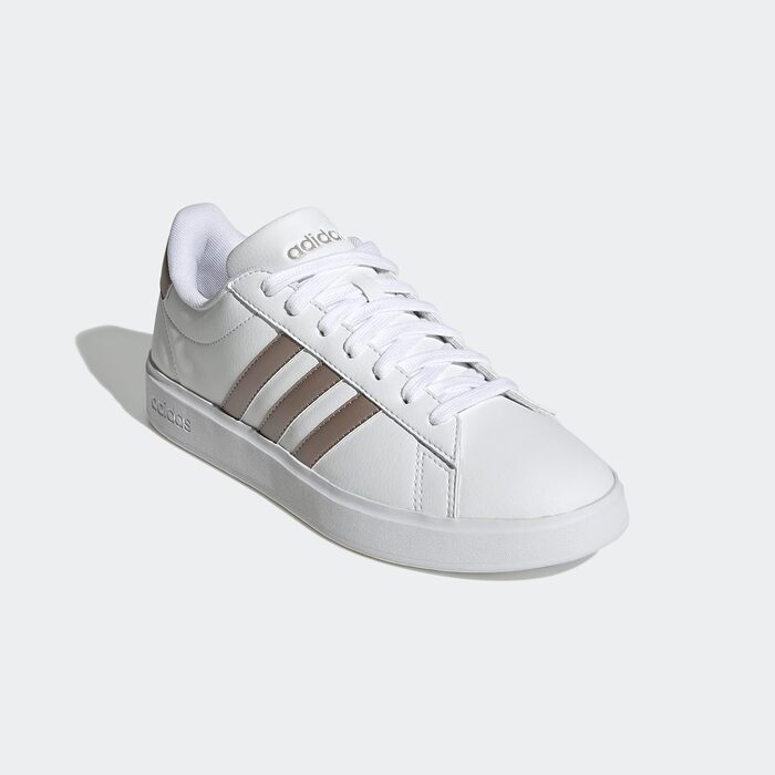 Кросівки Adidas Grand Court 2.0 жіночі, білі з бежевим, 39 1/3 EU