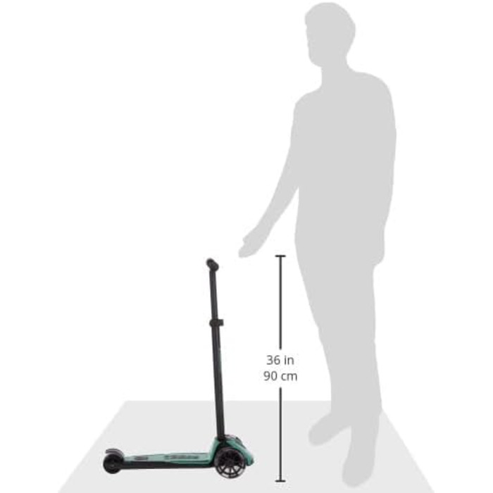Дитячий самокат Scoot&Ride Highwaykick 5 LED, сталевий