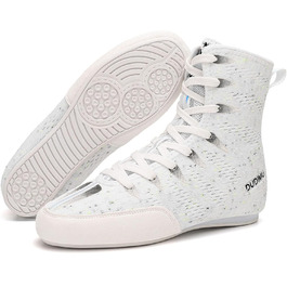 Кросівки для єдиноборств унісекс: бокс, боротьба, кросфіт – дихаючі, з антиковзаючою підошвою – розміри 32-39 EU, білі