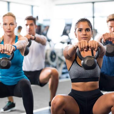 Гиря FitAndFun 18 кг для фітнесу, силових тренувань