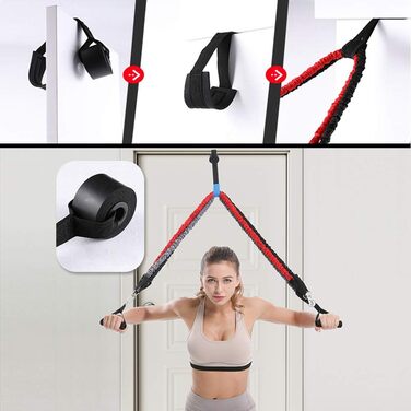 Набір гумових еспандерів для фітнесу Stackable Resistance Band: тренування всього тіла, для початківців та професіоналів, помаранчевий колір