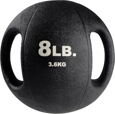 Медичний м'яч Body-Solid Dual Grip 3,6 кг для фітнесу