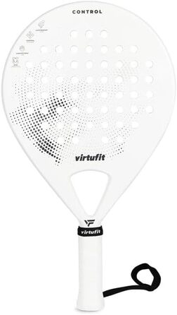 Ракетка для падел VirtuFit Serie Weiß-Schwarz - професійна, легка