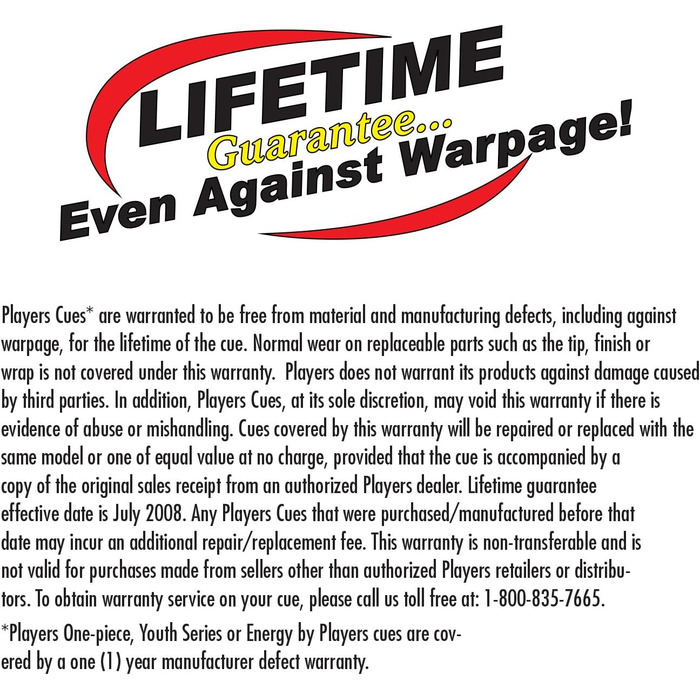 Більярдний кий Players Pool Queue Stick серії Live Hard Killer Klown Edition D-CN