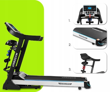 Електрична бігова доріжка Urboggym V660MS (до 140 кг)