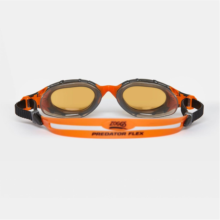 Окуляри для плавання Zoggs Predator Flex Polarized Ultra для дорослих, чорні/помаранчеві