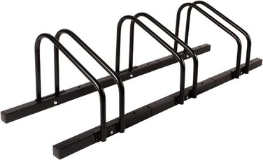 Підставка для велосипедів KARAT на 3 велосипеда (до 55 мм) - настінний/підлоговий монтаж, чорний