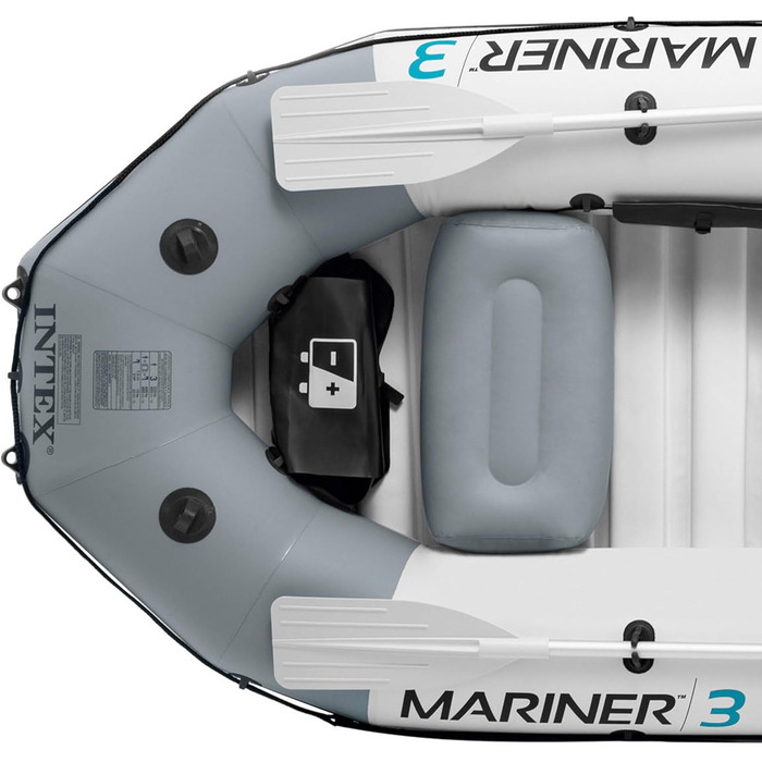 Надувний човен Intex Mariner 3 для трьох осіб з веслами та насосом