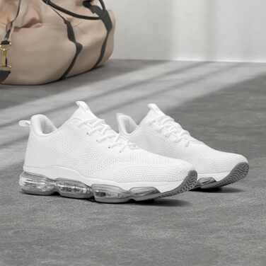 Чоловічі кросівки для бігу та спорту, неслизькі, стильні (41.5 EU, Z80 White)